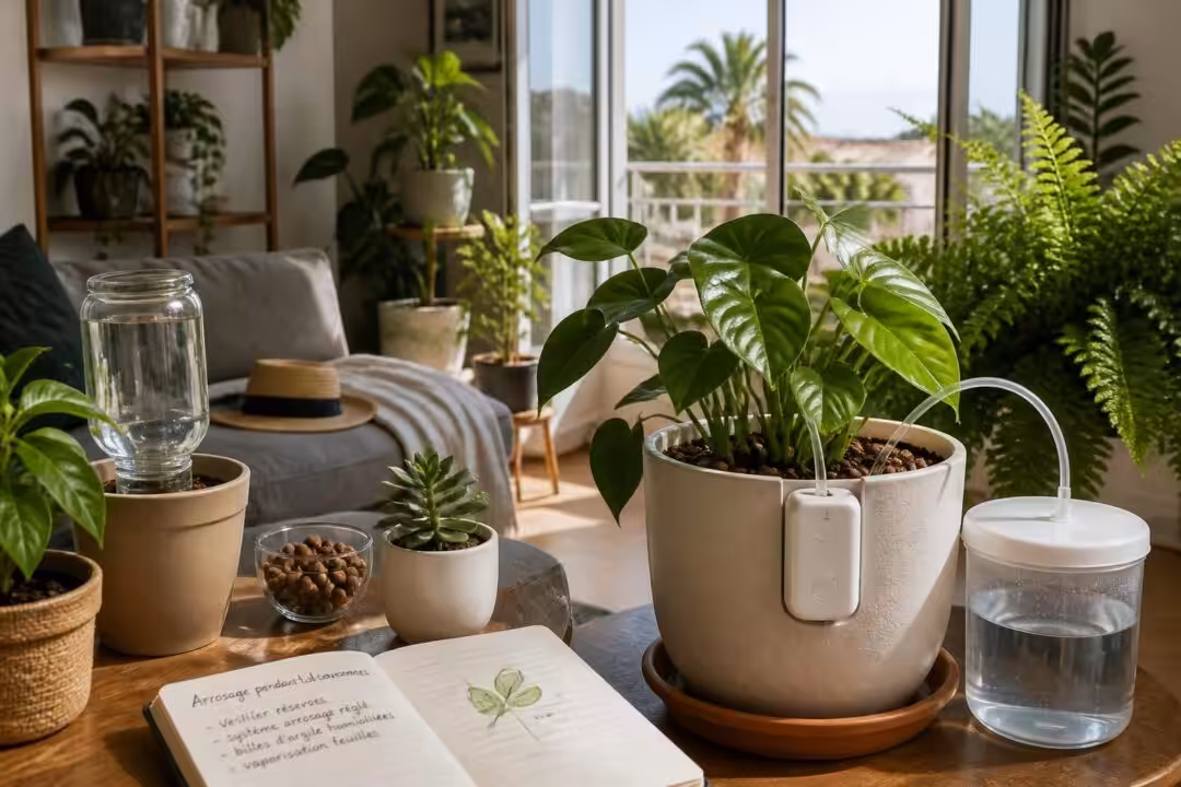 découvrez des solutions pratiques et efficaces pour arroser vos plantes pendant vos vacances et les garder en pleine santé sans souci.