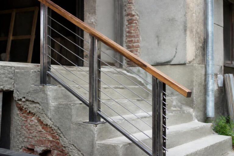 découvrez notre rampe innovante en matériau de chantier, idéale pour stabiliser vos escaliers instables à moitié prix. alliez solidité et style facilement !