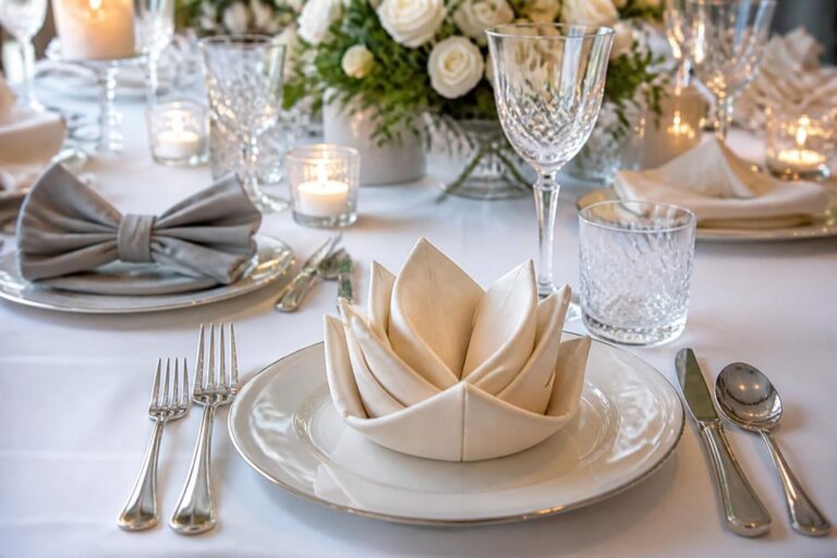 découvrez nos idées originales et faciles pour le pliage de serviettes et sublimez la décoration de votre table.