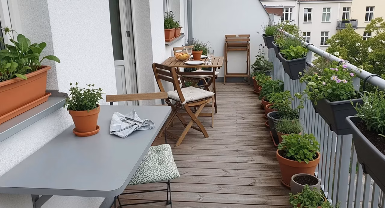 Illustration pour Semer sur balcon et en pots : adaptations pour les petits espaces