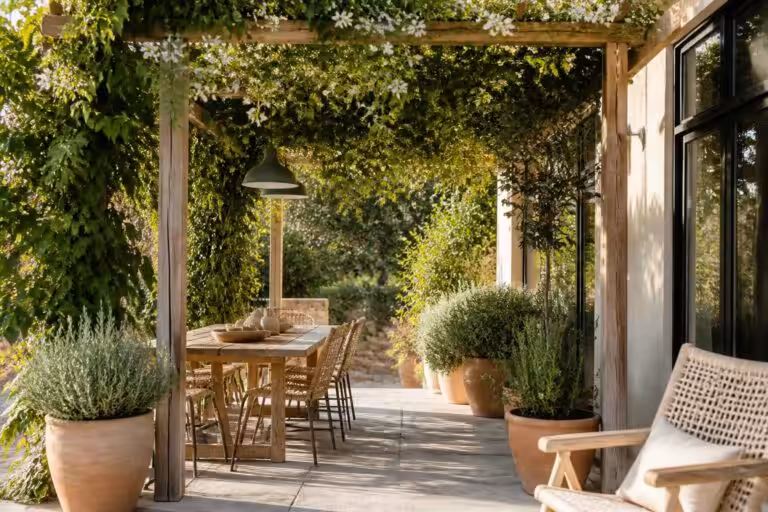 découvrez comment cette grimpante semée en juillet fait disparaître le voile d'ombrage et métamorphose votre terrasse en un véritable écrin naturel.